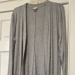 A New Day Gray Open Cardigan Size XXL